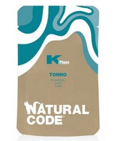 Natural Code per Gatti Kitten al Tonno da 70 gr